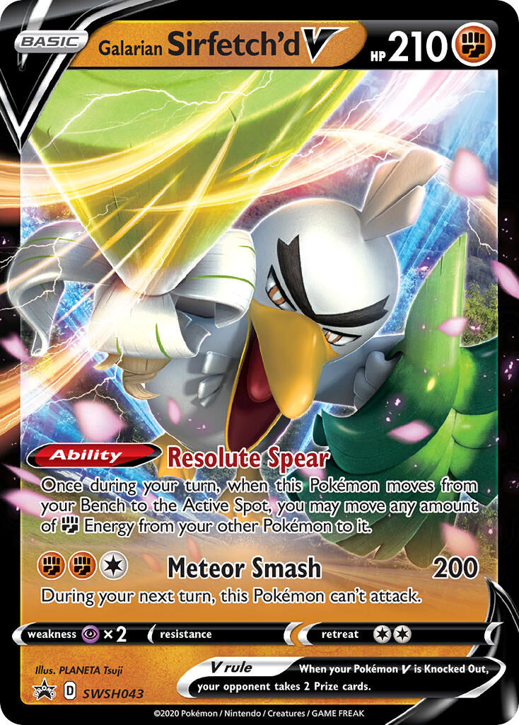 Galarian Sirfetch’d V - SWSH043/306 - EN