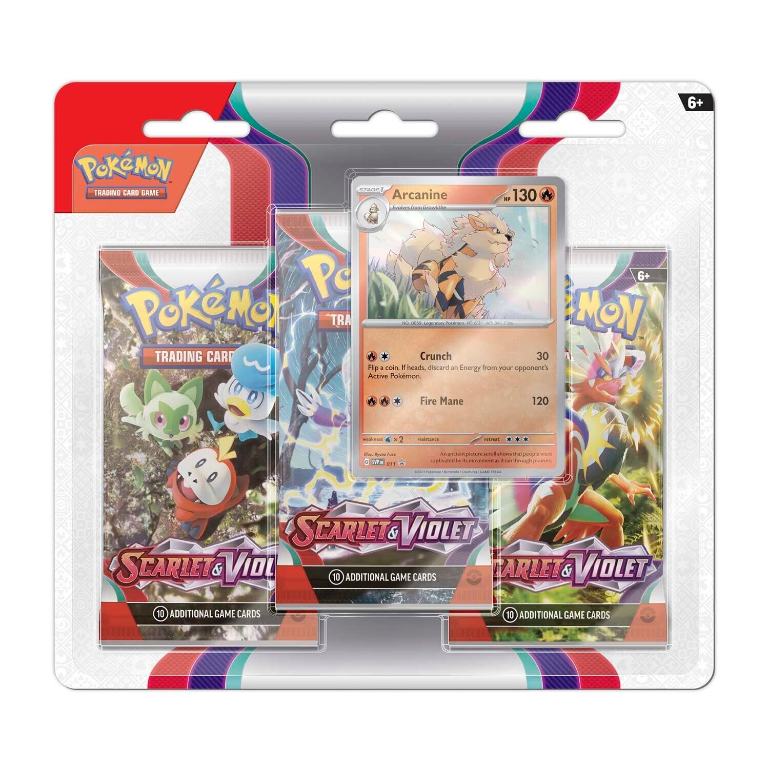 Pokémon TCG: Scarlet & Violet Collection Blister Arcanine - EN