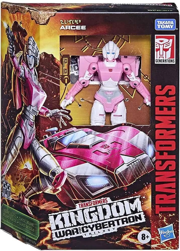 Transformers Generations Kingdom: War for Cybertron Arcee Deluxe Action Figure
