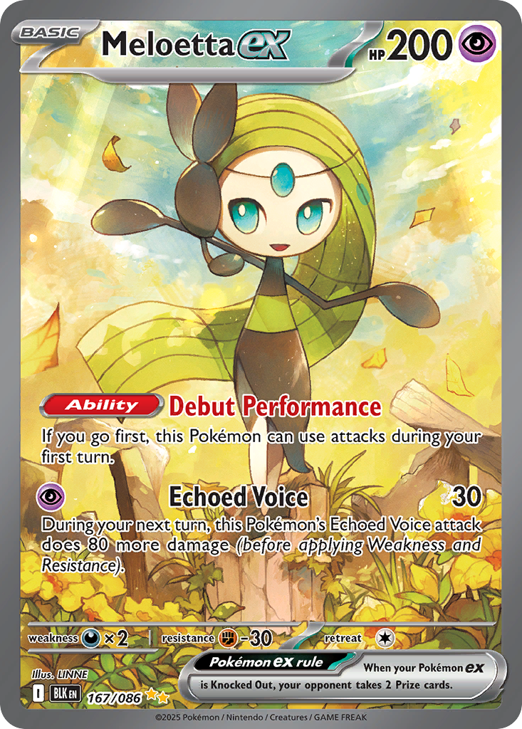 Meloetta ex - 167/086 - EN Meloetta ex - 167/086 - EN
