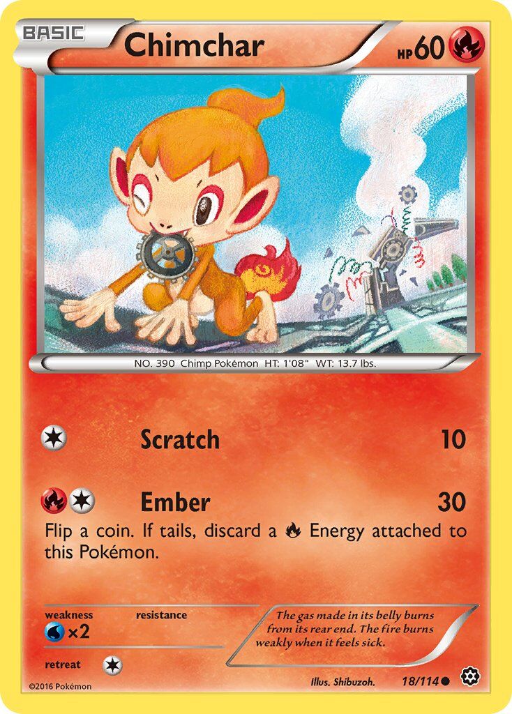 Chimchar - 18/114 - EN Chimchar - 18/114 - EN