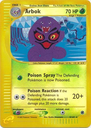 Arbok - 3/165 - Reverse Holo - EN Arbok - 3/165 - Reverse Holo - EN