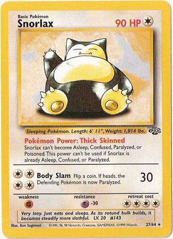 Snorlax - 27/64 - Unlimited - EN