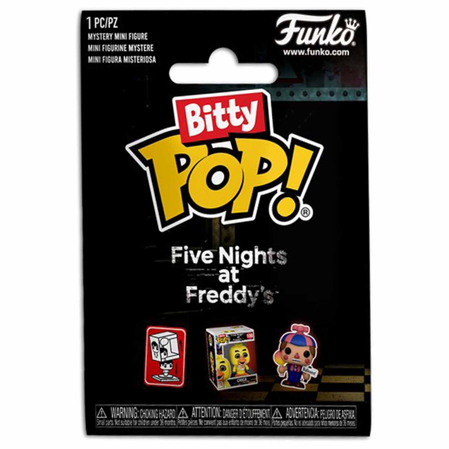 Five Nights at Freddy's Bitty POP! Vinyl Figur Zufallsauswahl - 1 Mystery Pack - 2.5 cm 