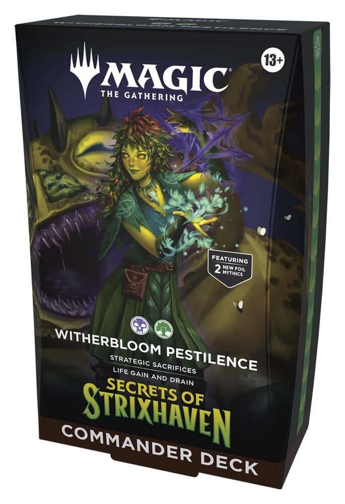 Magic the Gathering Secrets of Strixhaven - Witherbloom Pestilence Commander Deck - EN