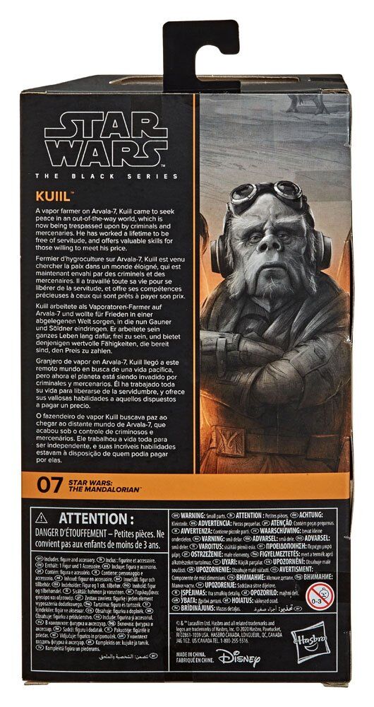 Star Wars: The Mandalorian Black Series Actionfigur Kuiil 15 cm