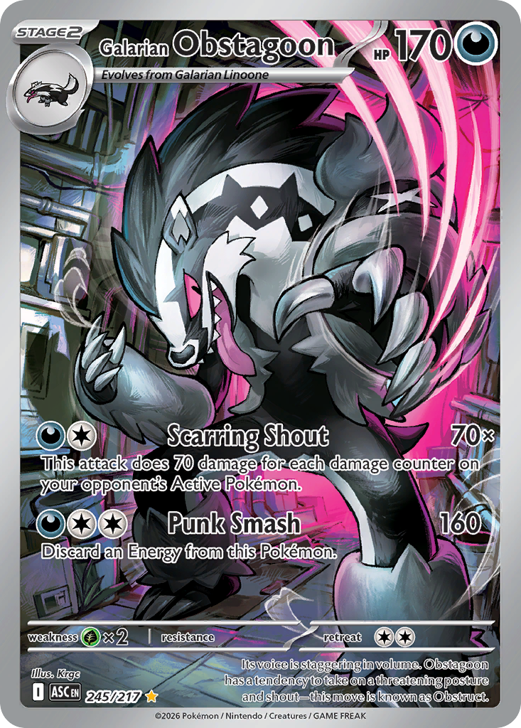 Galarian Obstagoon - 245/217 - EN Galarian Obstagoon - 245/217 - EN