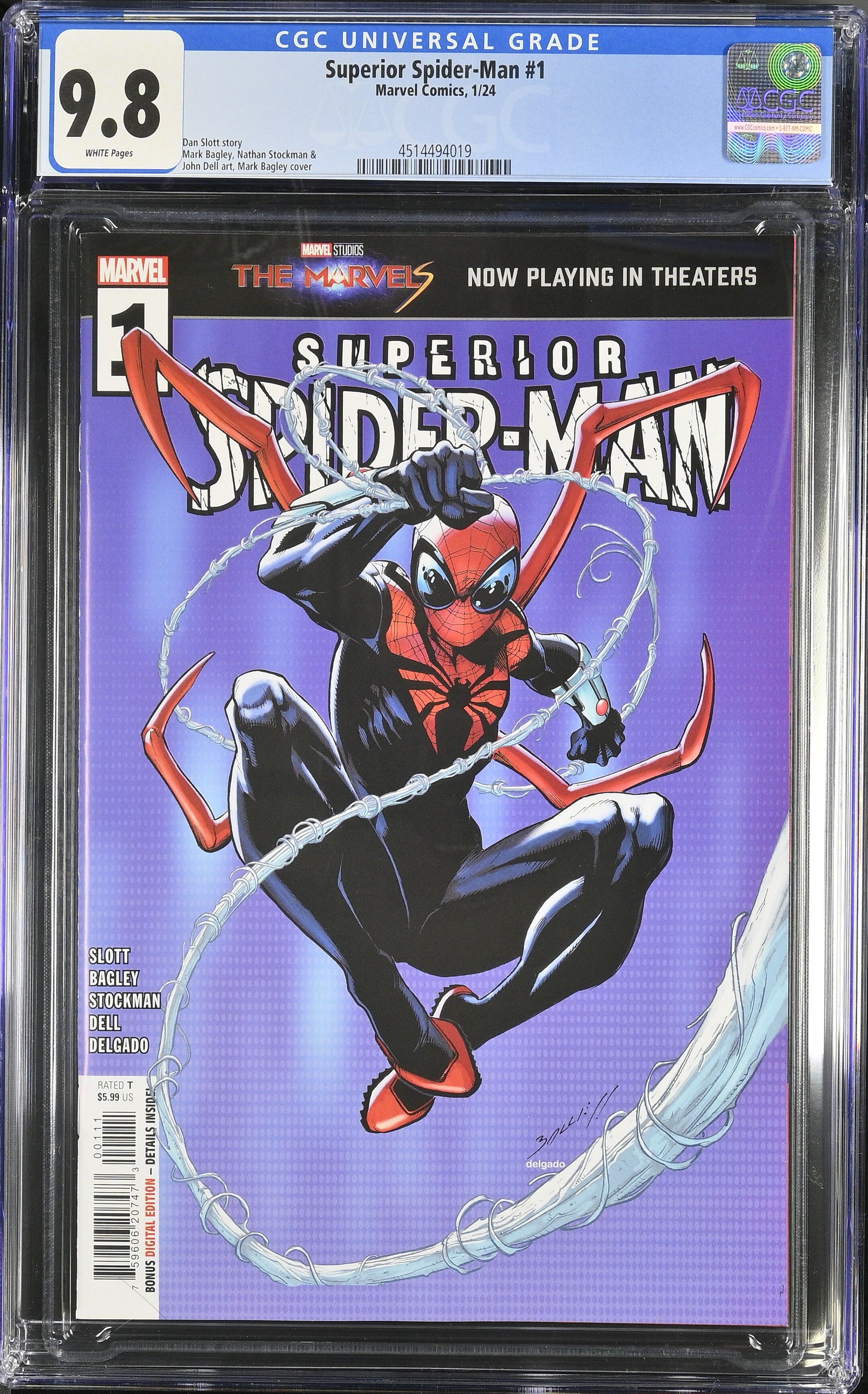 Superior Spider-Man #1 CGC 9.8 Top Pop! Superior Spider-Man #1 CGC 9.8 Top Pop!