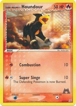 Team Magma’s Houndour - 62/97 - Reverse Holo - EN Team Magma’s Houndour - 62/97 - Reverse Holo - EN