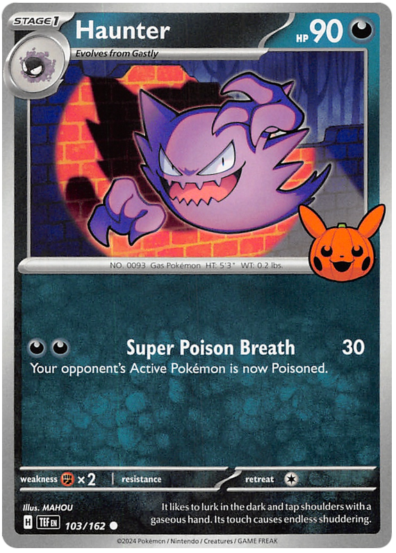 Haunter - TEF 103 - Trick or Trade 2024 Stamp - EN