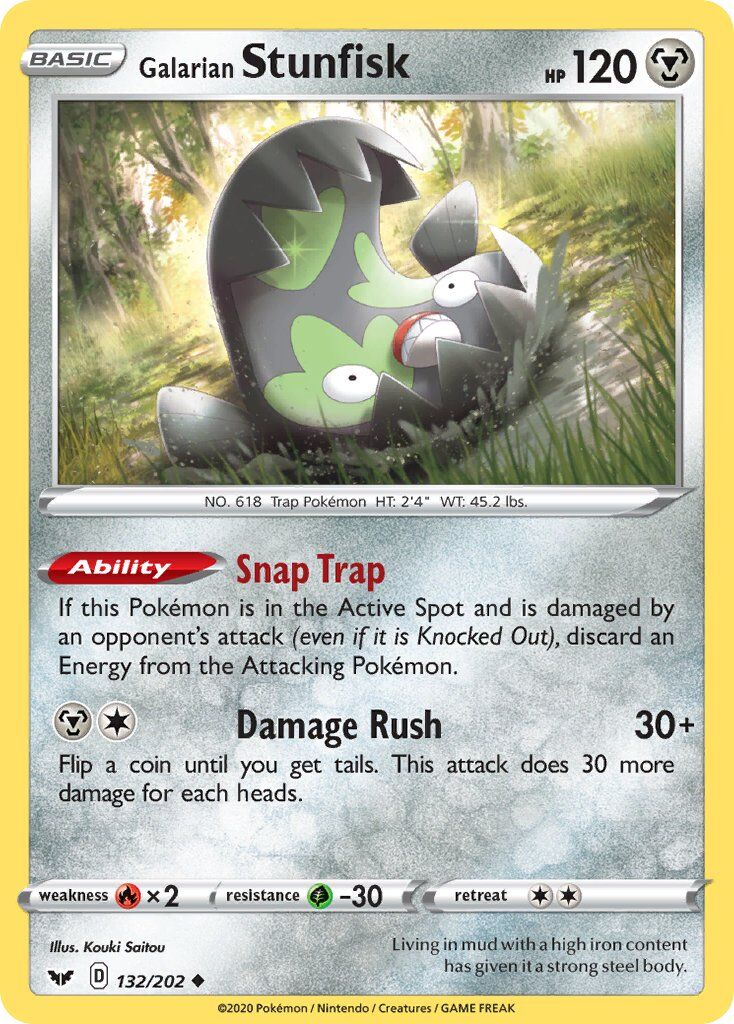 Galarian Stunfisk - 132/202 - EN