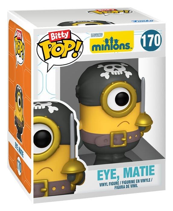 Minions POP! Vinyl Figuren 2er-Pack Bride Kevin & Eye, Matie 2 cm