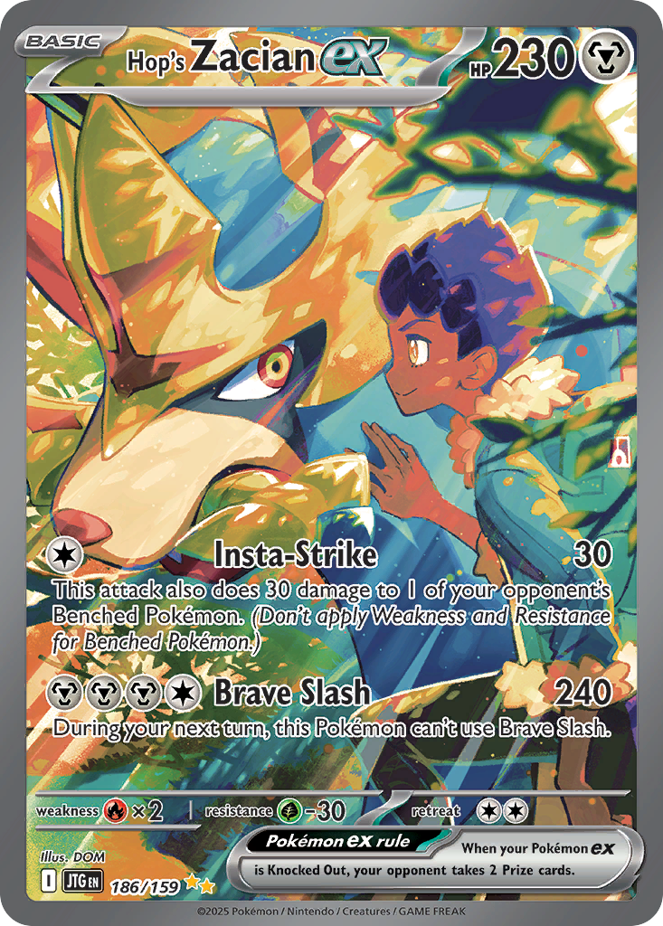 Hop’s Zacian ex - 186/159 - EN