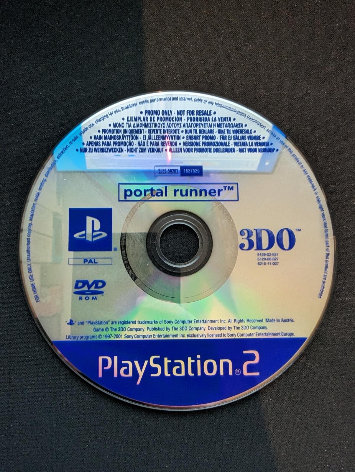 Portal Runner [Promo Not For Resale] - OVP - PS2 - EN
