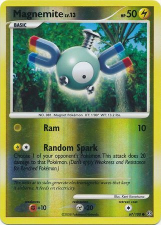 Magnemite - 67/100 - Reverse Holo - EN