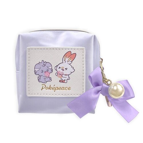 PokePeace Mini Pouch with Carabiner Scorbunny & Espurr (Sweets Shop) PokePeace Mini Pouch with Carabiner Scorbunny & Espurr (Sweets Shop)