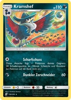 kramshef-pok-mon-tcg Kramshef 130/236 - Pokémon TCG
