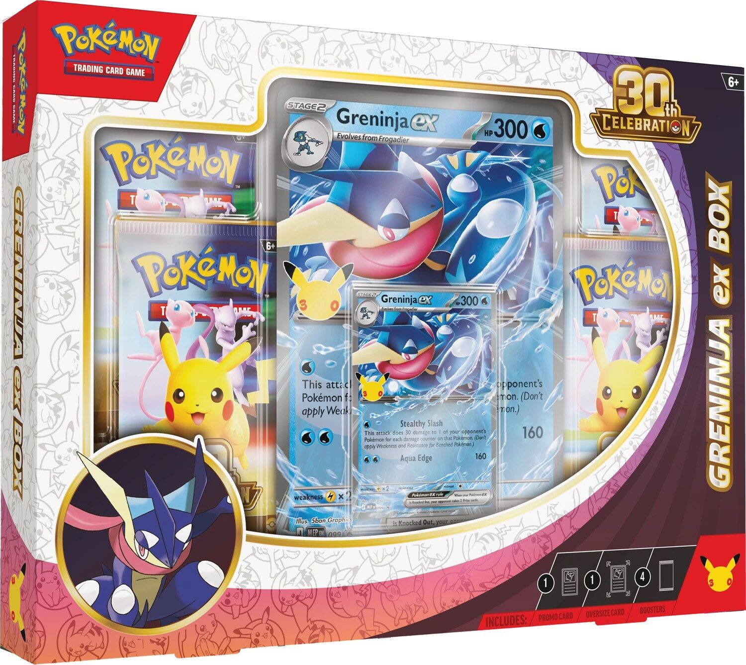 Pokémon TCG: 30th Anniversary Greninja ex Box - EN