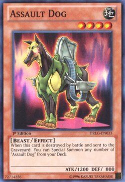 Angriffslustiger Hund - Yu-Gi-Oh!