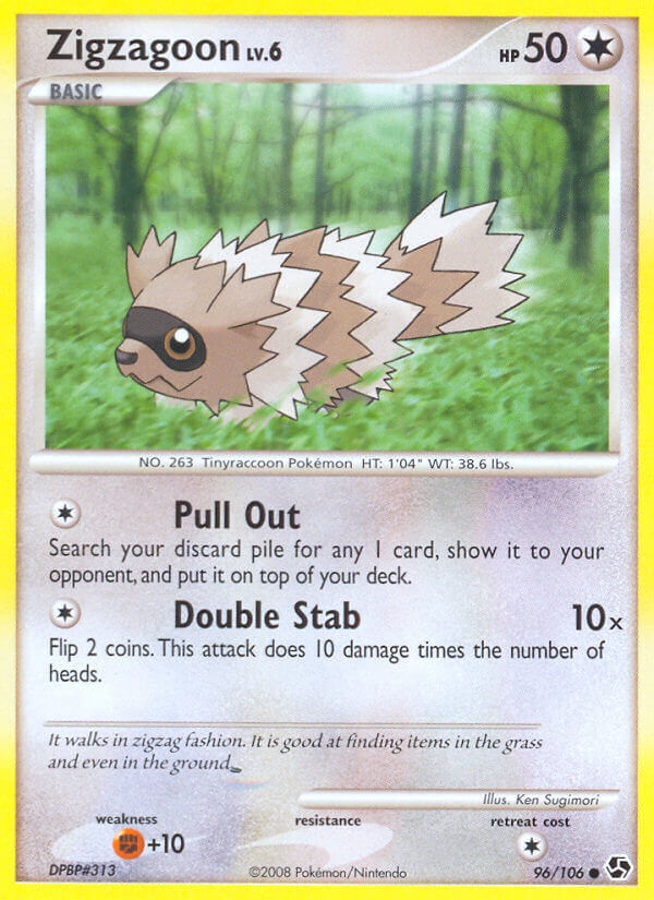 Zigzagoon - 96/106 - Reverse Holo - EN
