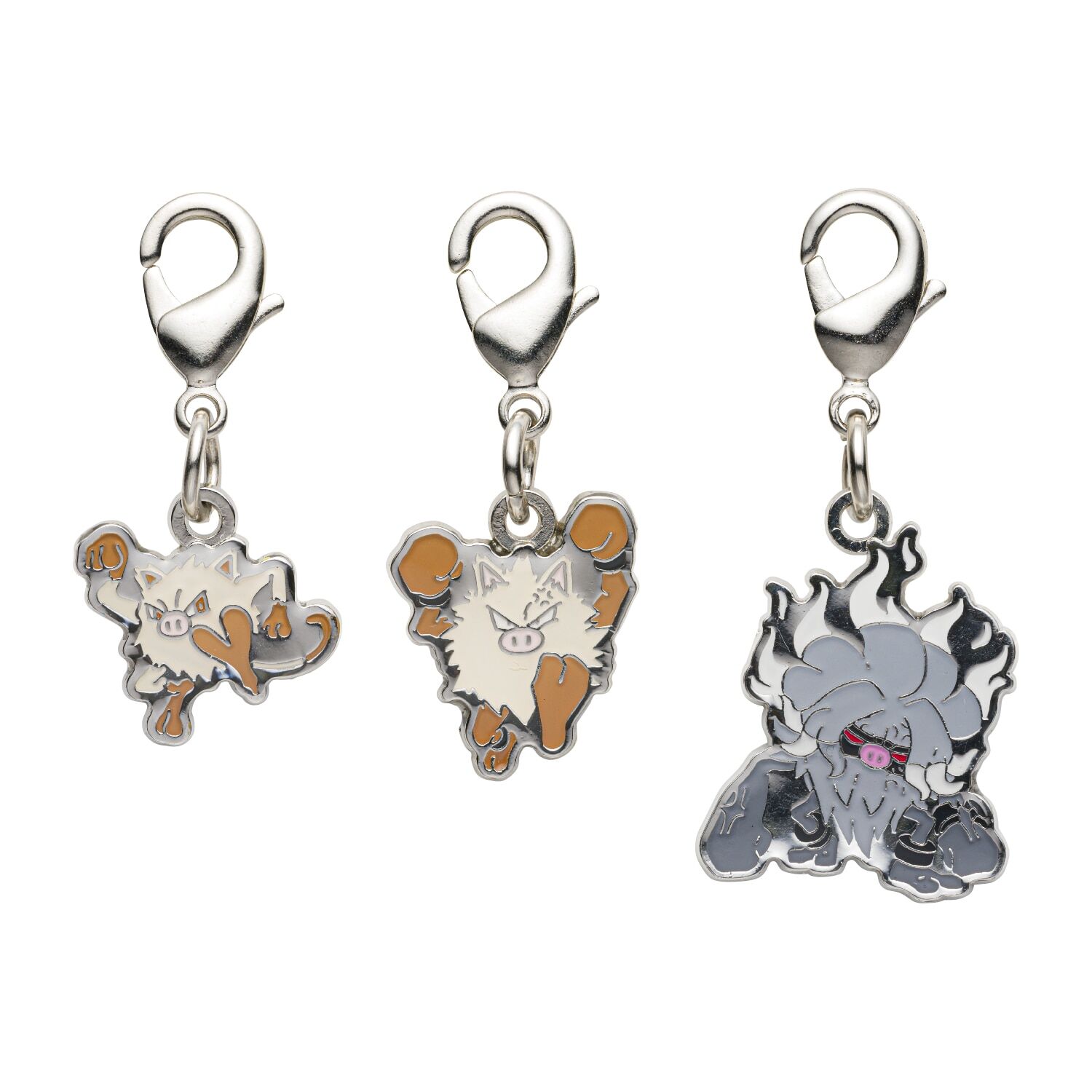 Pokemon Center - Mankey, Primeape, Annihilape Schlüsselanhänger - 3 Stück Pokemon Center - Mankey, Primeape, Annihilape Schlüsselanhänger - 3 Stück