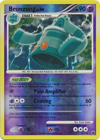 Bronzong - 16/100 - Reverse Holo - EN