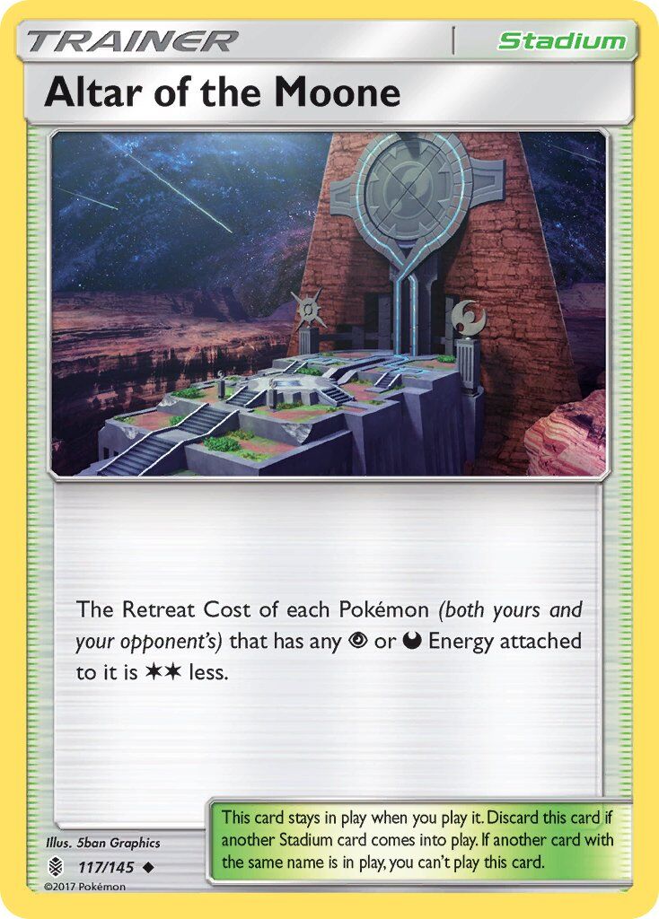 Altar of the Moone - 117/145 - Pokémon TCG - Lightly Played - EN