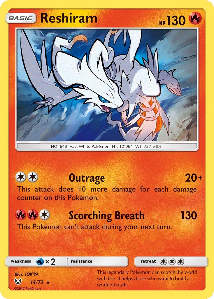 Reshiram - 14/73 - EN Reshiram - 14/73 - EN