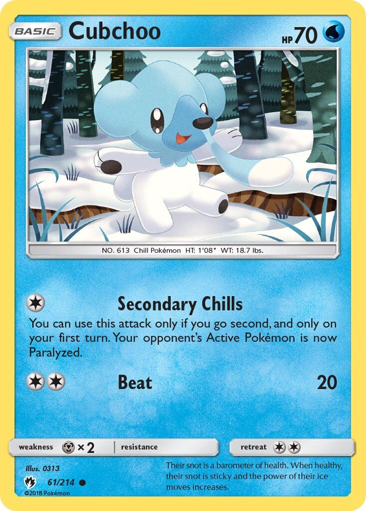 Cubchoo - 61/214 - EN Cubchoo - 61/214 - EN