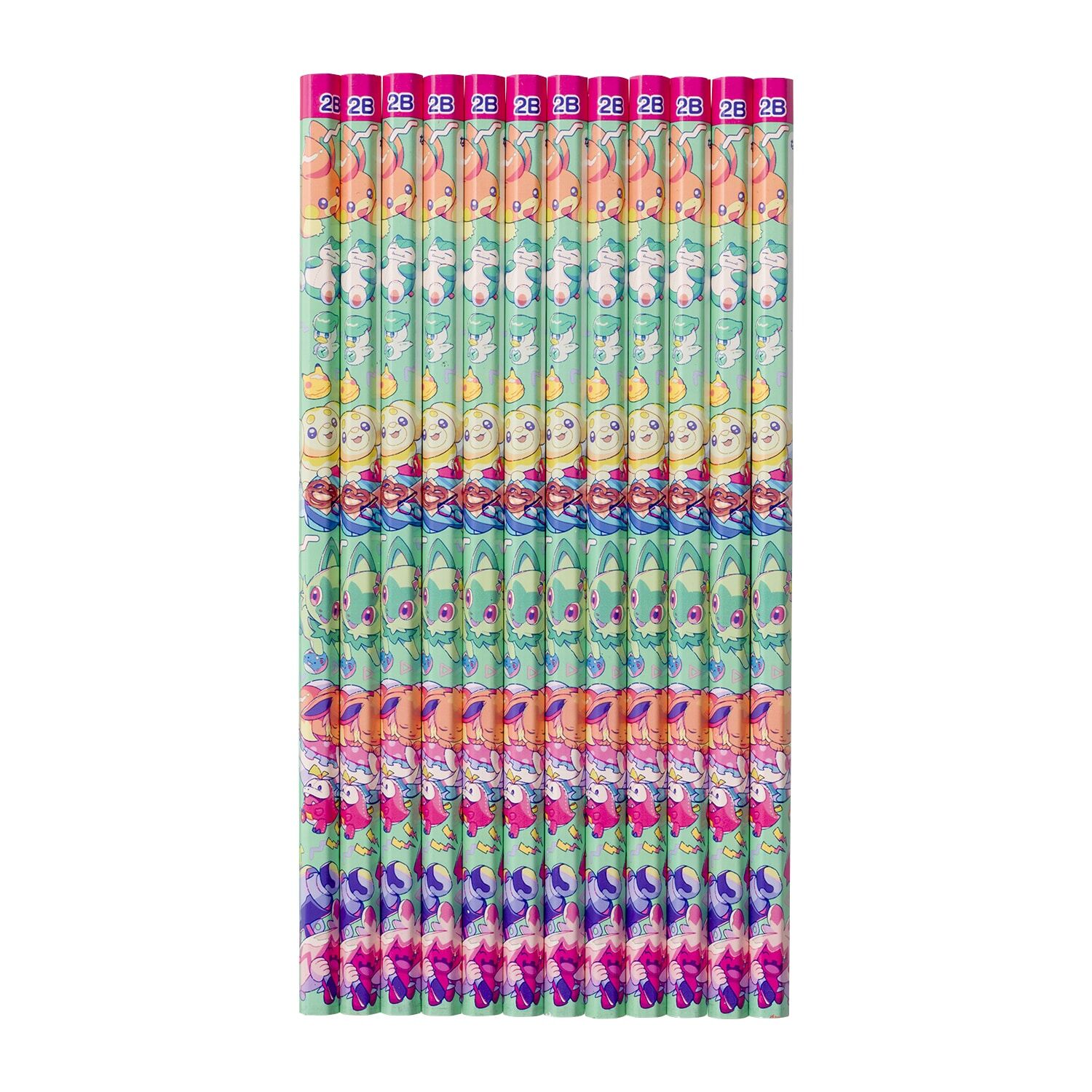Pencil Set of 12 - Pokemon Relaxing Time