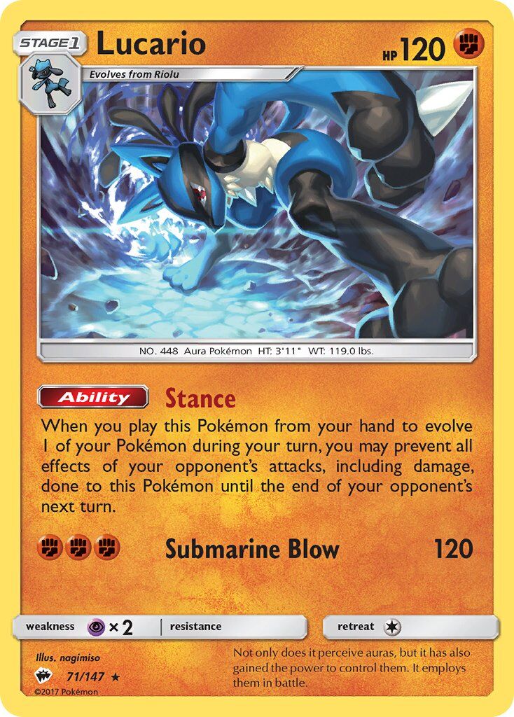 lucario-71-147-pokemon-tcg-lightly-played-en Lucario - 71/147 - Pokémon TCG - Lightly Played - EN