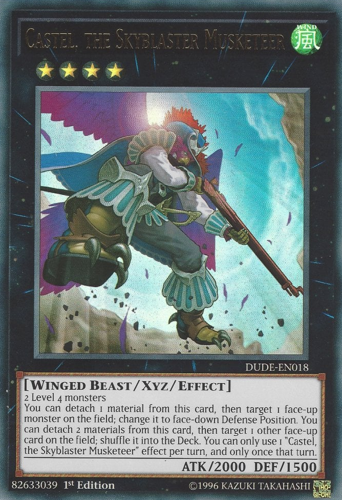 Castel, der Himmelssprenger-Musketier - DUDE-018 - Ultra Rare - 1. Auflage Castel, der Himmelssprenger-Musketier - DUDE-018 - Ultra Rare - 1. Auflage