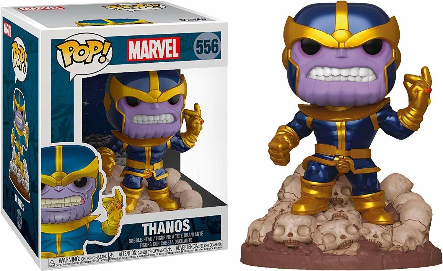 Funko POP! Marvel Thanos Exclusive 6-Inch Vinyl Bobble Head #556 [Comic Version, Super-Sized]