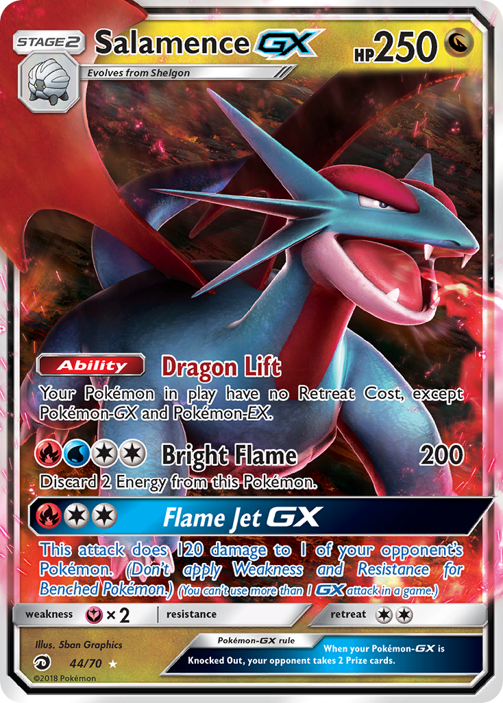 Salamence-GX - 44/70 - EN Salamence-GX - 44/70 - EN