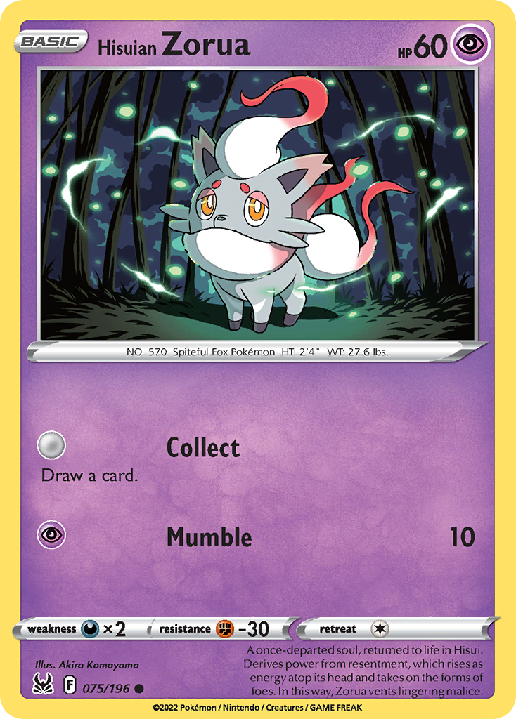 Hisuian Zorua - 075/217 - EN