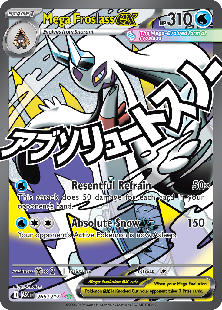 Mega Froslass ex - 265/217 - EN