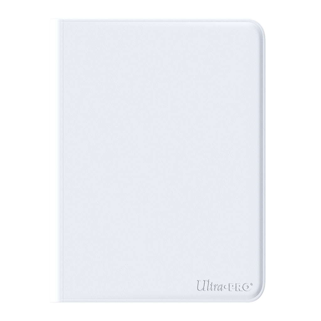 UP - Vivid - 4-Pocket Zippered Pro Binder - White UP - Vivid - 4-Pocket Zippered Pro Binder - White