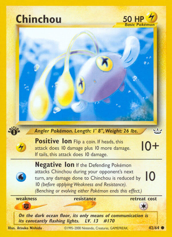 Chinchou - 42/66 - 1st Edition - EN