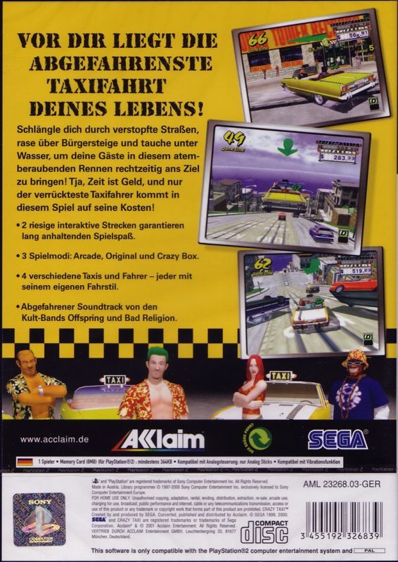 Crazy Taxi - DE