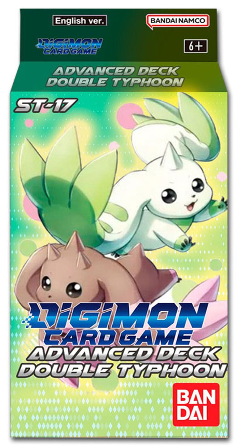 Advanced Deck Set ST17 Double Typhoon - Digimon Card Game Advanced Deck Set ST17 Double Typhoon - Digimon Card Game