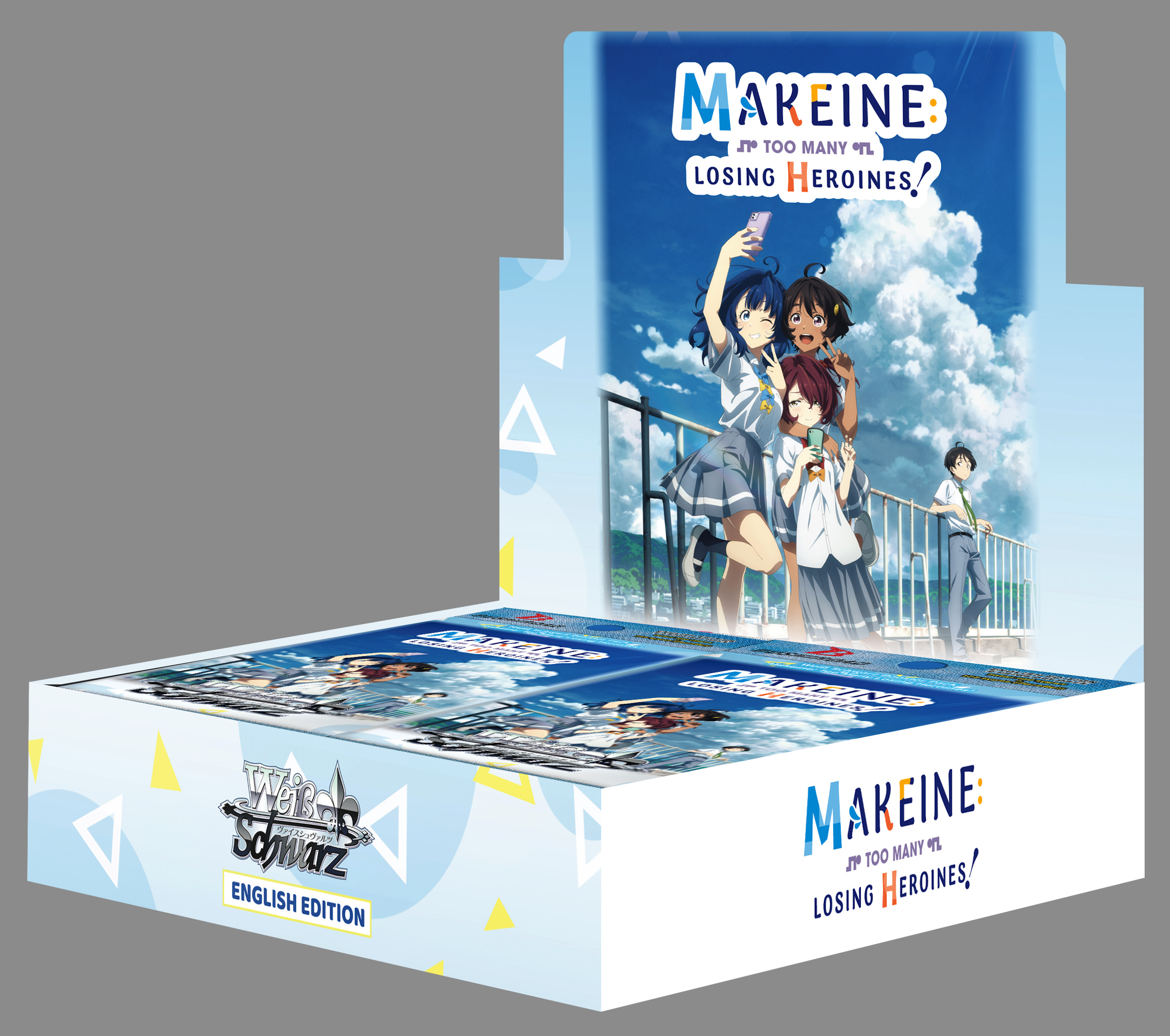 Makeine: Too Many Losing Heroines! Booster Box (12 Packs) - Weiss Schwarz TCG - EN Makeine: Too Many Losing Heroines! Booster Box (12 Packs) - Weiss Schwarz TCG - EN