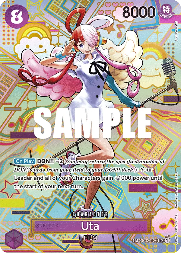 Uta - OP02-120 - Special Alt Art Uta - OP02-120 - Special Alt Art