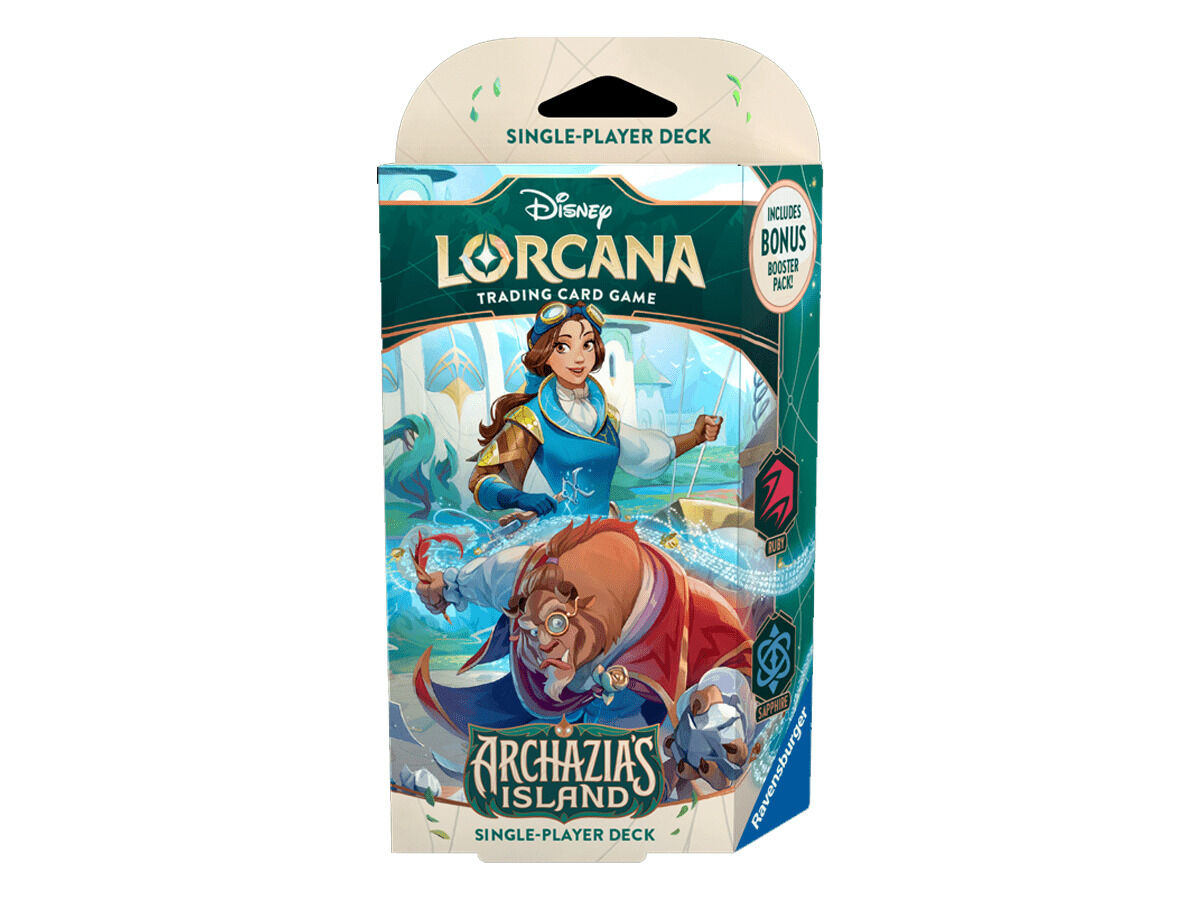 Disney Lorcana 7: Archazia's Island Sapphire/Ruby Starter Deck - EN Disney Lorcana 7: Archazia's Island Sapphire/Ruby Starter Deck - EN