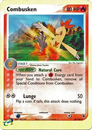 Combusken - 28/109 - Reverse Holo - EN