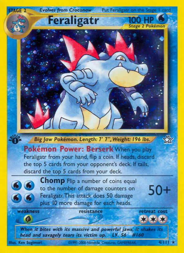 Feraligatr - 4/111 - 1st Edition - EN Feraligatr - 4/111 - 1st Edition - EN