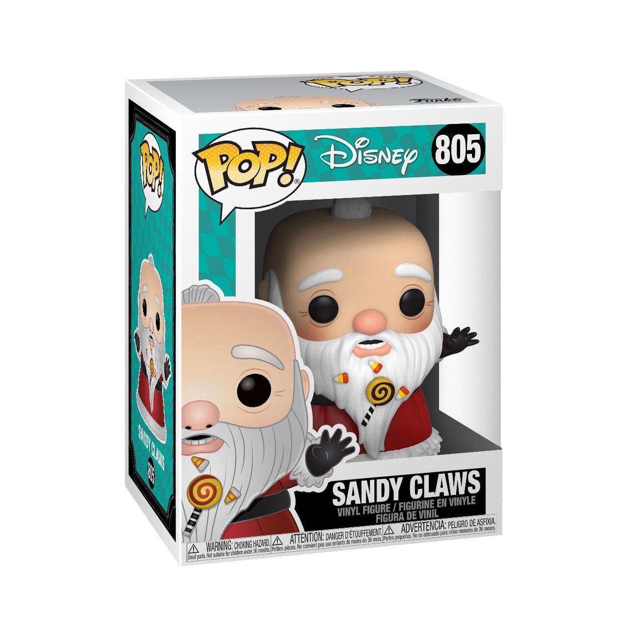 Nightmare before Christmas POP! Disney Vinyl Figur Sandy Claws 9 cm