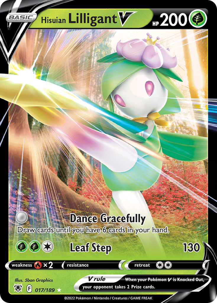 Hisuian Lilligant V - 017/189 - EN Hisuian Lilligant V - 017/189 - EN