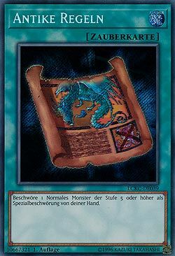 Antike Regeln - Yu-Gi-Oh!