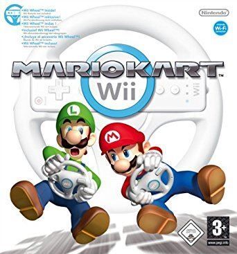 Mario Kart Wii mit Wheel - Nintendo Wii
