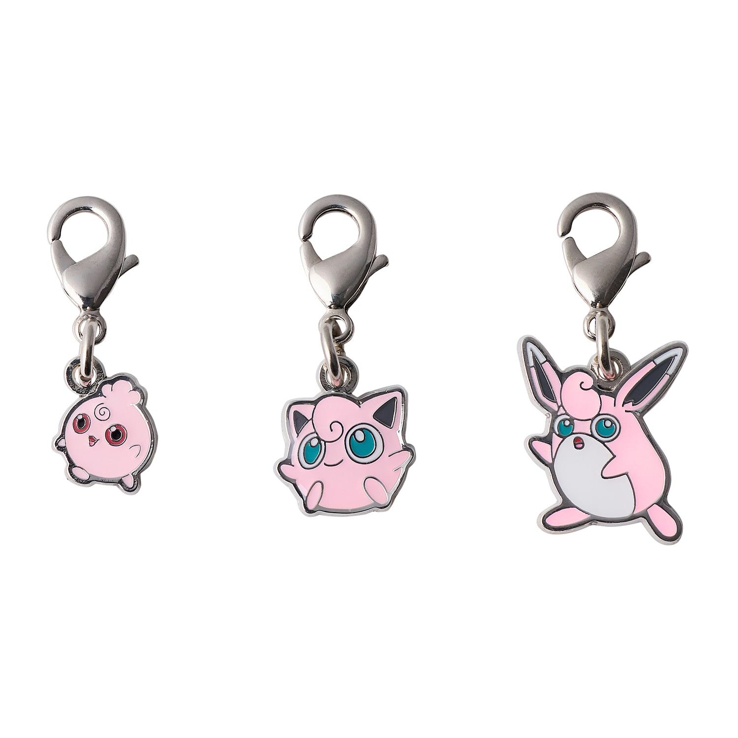 Pokemon Center - Igglypuff, Jigglypuff & Wigglytuff Schlüsselanhänger - 3 Stück Pokemon Center - Igglypuff, Jigglypuff & Wigglytuff Schlüsselanhänger - 3 Stück